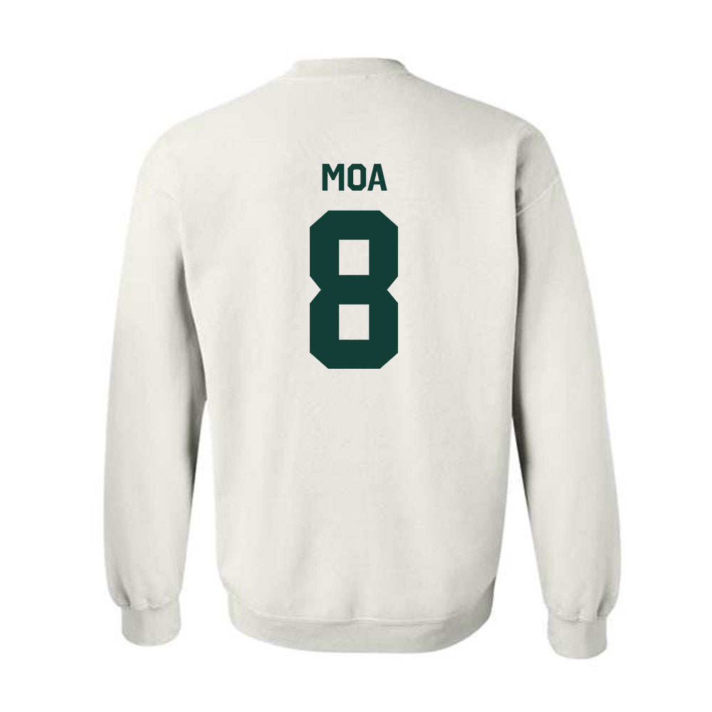 Michigan State - NCAA Football : Aisea Moa - Classic Shersey Crewneck Sweatshirt-1