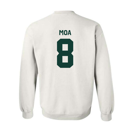Michigan State - NCAA Football : Aisea Moa - Classic Shersey Crewneck Sweatshirt-1