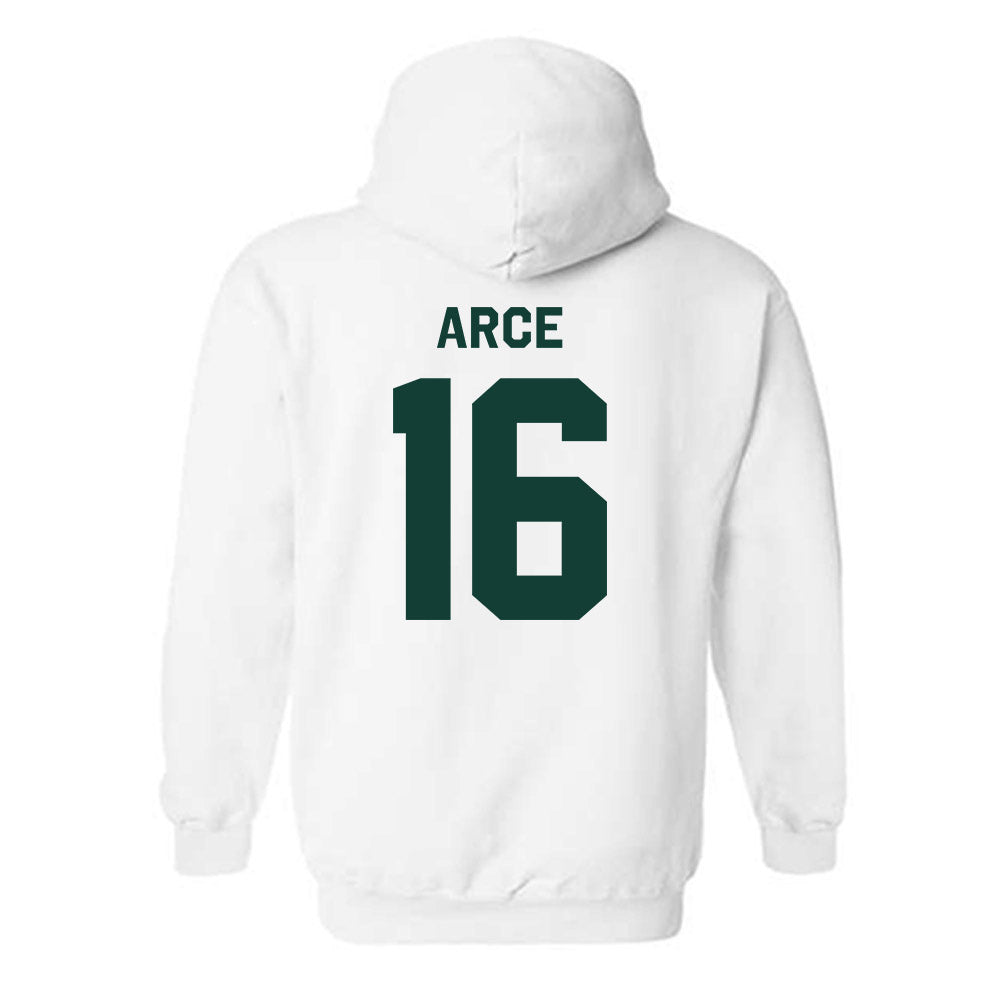 Michigan State - NCAA Men's Soccer : Colin Arce - Classic Shersey Hooded Sweatshirt-1