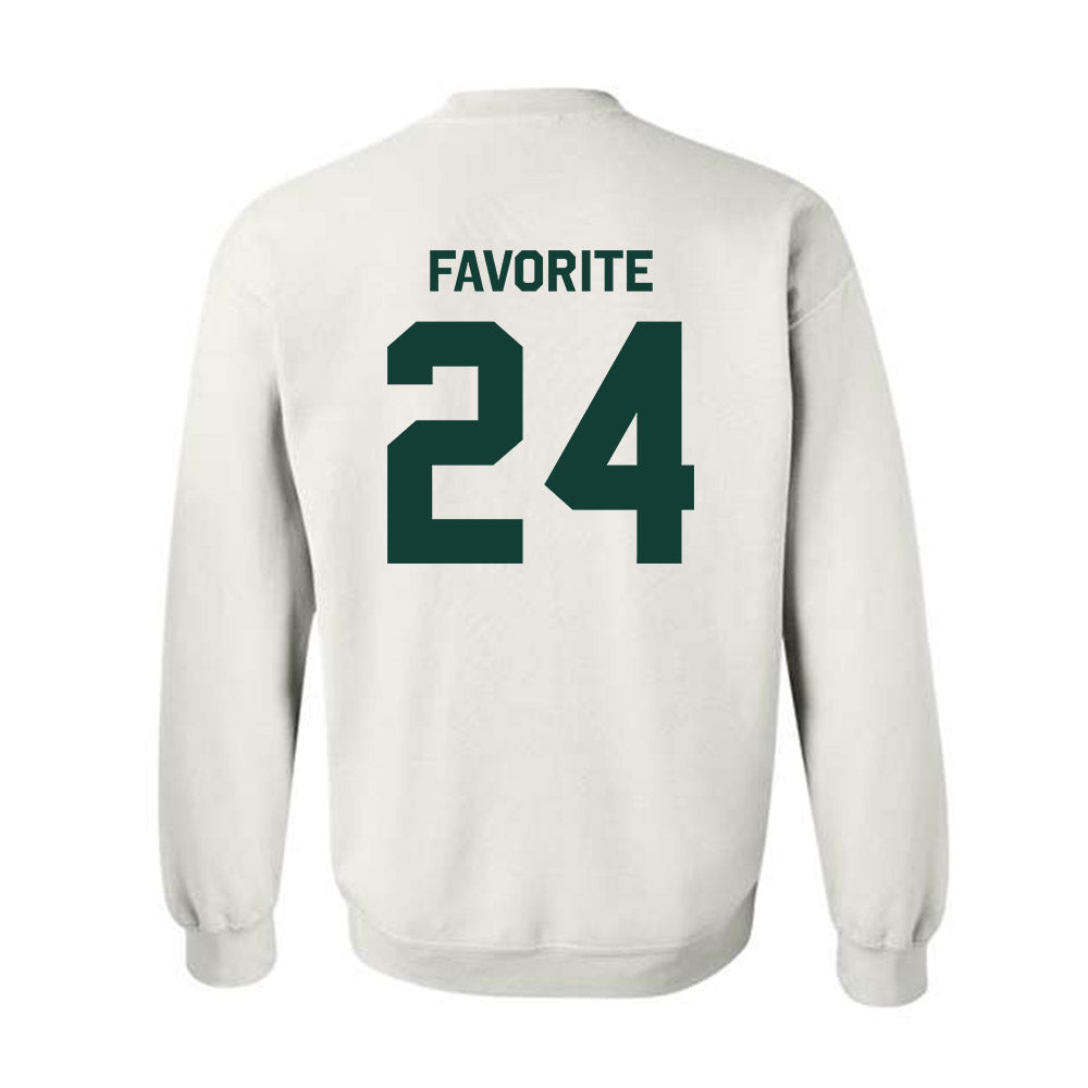 Michigan State - NCAA Football : Jeremiah Favorite - Classic Shersey Crewneck Sweatshirt-1