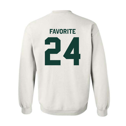 Michigan State - NCAA Football : Jeremiah Favorite - Classic Shersey Crewneck Sweatshirt-1