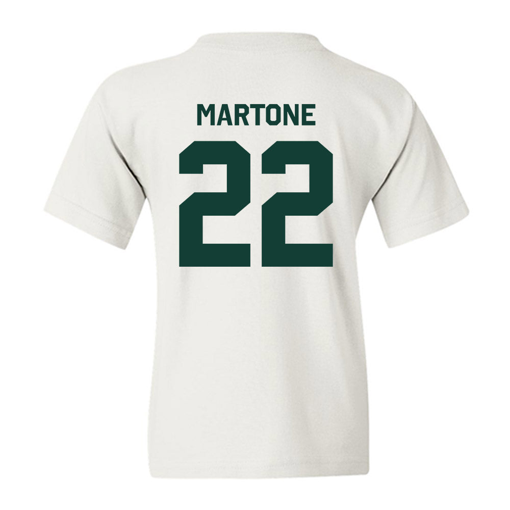 Michigan State - NCAA Men's Ice Hockey : Porter Martone - Classic Shersey Youth T-Shirt-1