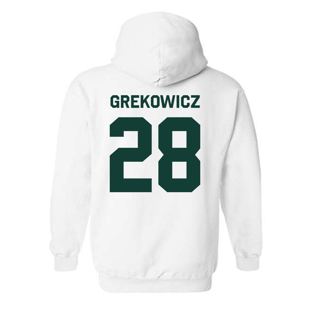 Michigan State - NCAA Men's Soccer : Jake Grekowicz - Classic Shersey Hooded Sweatshirt-1