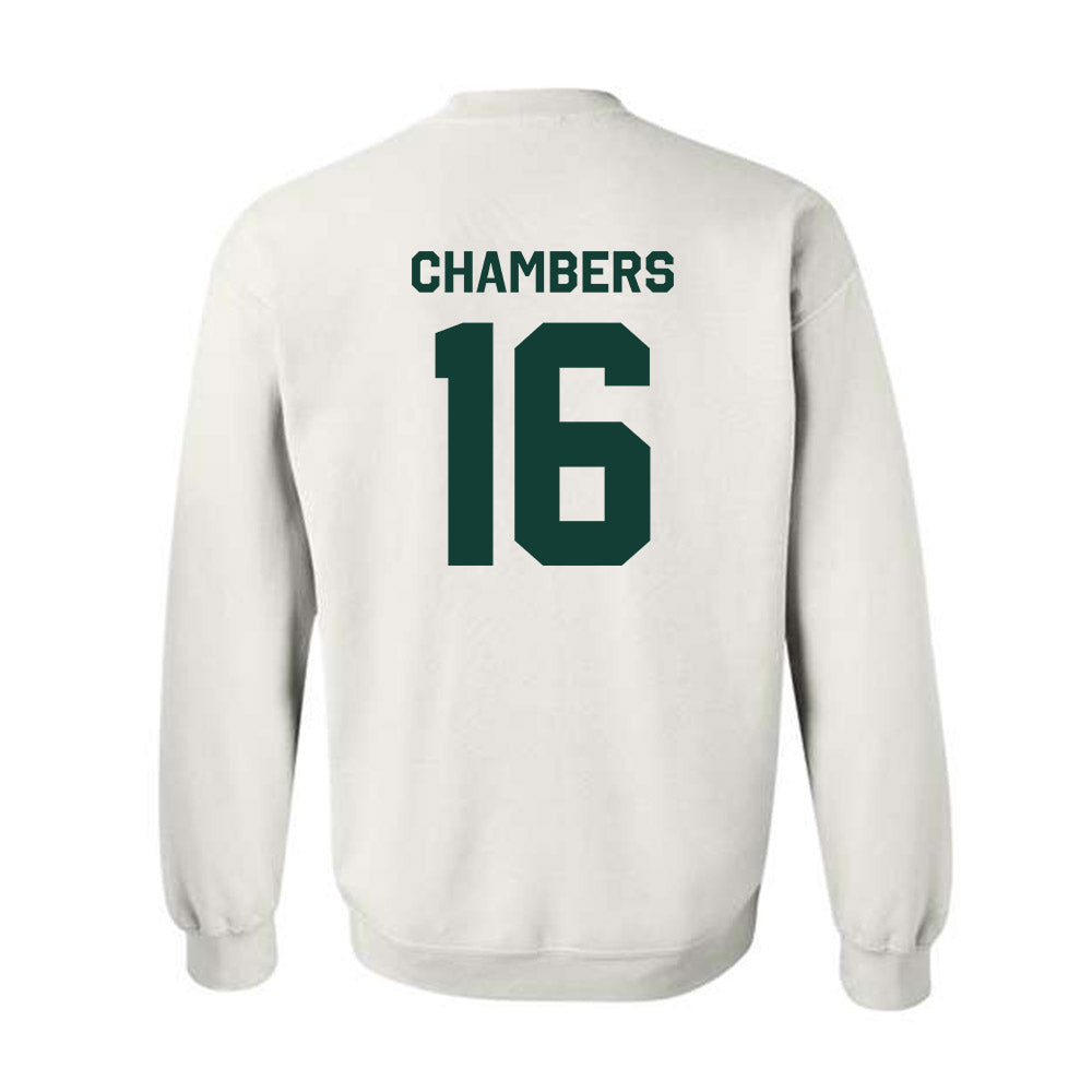 Michigan State - NCAA Baseball : Brady Chambers - Classic Shersey Crewneck Sweatshirt-1