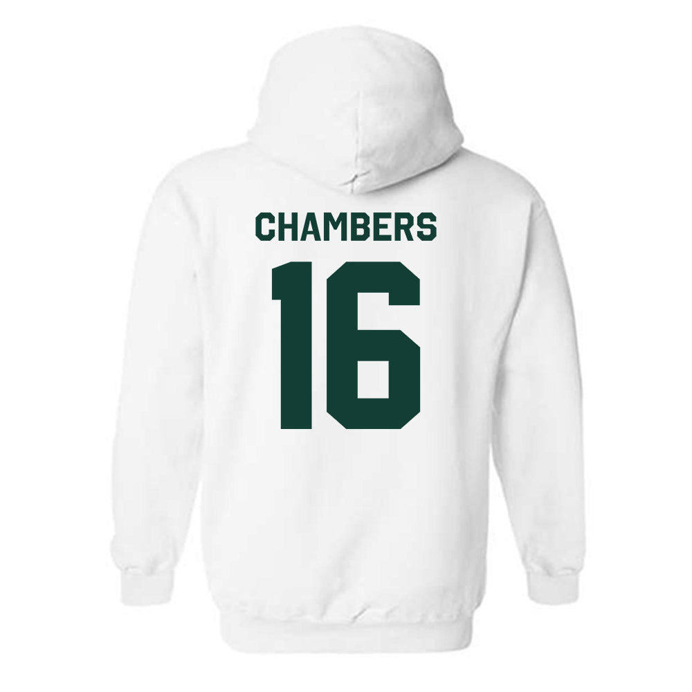 Michigan State - NCAA Baseball : Brady Chambers - Classic Shersey Hooded Sweatshirt-1
