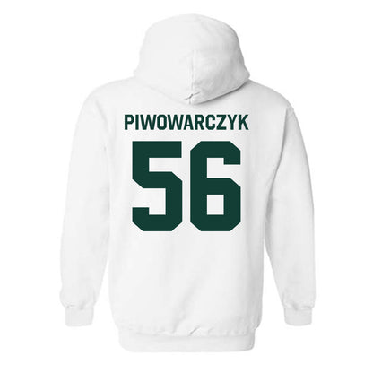 Michigan State - NCAA Football : Chris Piwowarczyk - Classic Shersey Hooded Sweatshirt-1