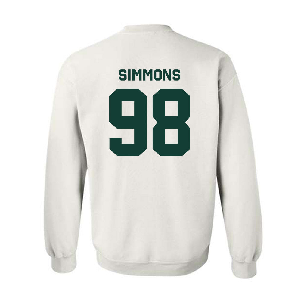 Michigan State - NCAA Football : Derrick Simmons - Classic Shersey Crewneck Sweatshirt-1