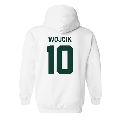 Michigan State - NCAA Men's Basketball : Denham Wojcik - Classic Shersey Hooded Sweatshirt-1