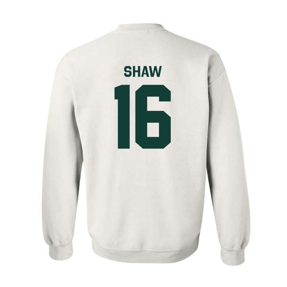 Michigan State - NCAA Football : Adam Shaw - Classic Shersey Crewneck Sweatshirt-1