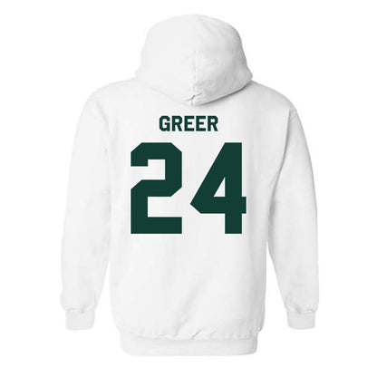 Michigan State - NCAA Softball : Hannah Greer - Classic Shersey Hooded Sweatshirt-1