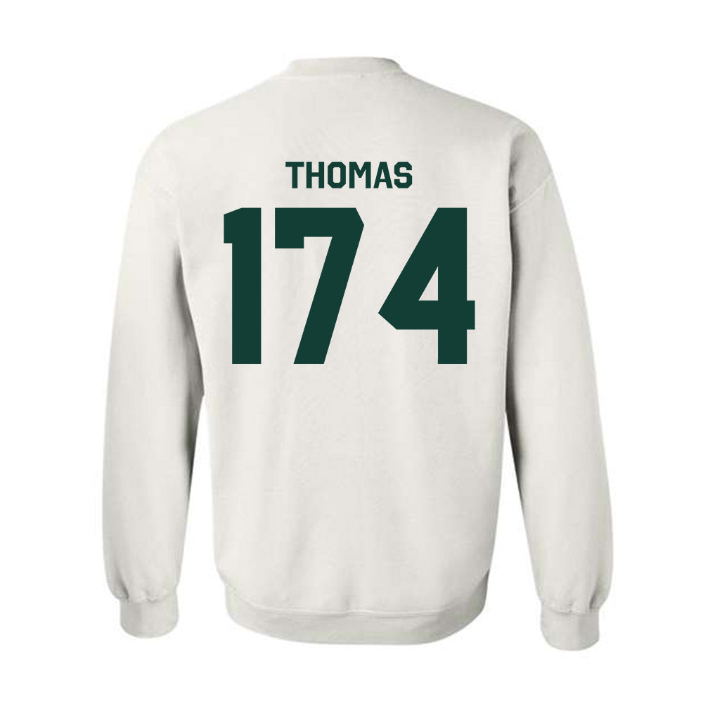 Michigan State - NCAA Wrestling : Cory Thomas - Classic Shersey Crewneck Sweatshirt-1