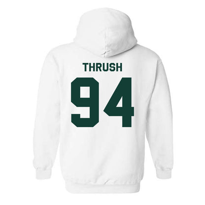 Michigan State - NCAA Football : Cal Thrush - Classic Shersey Hooded Sweatshirt-1