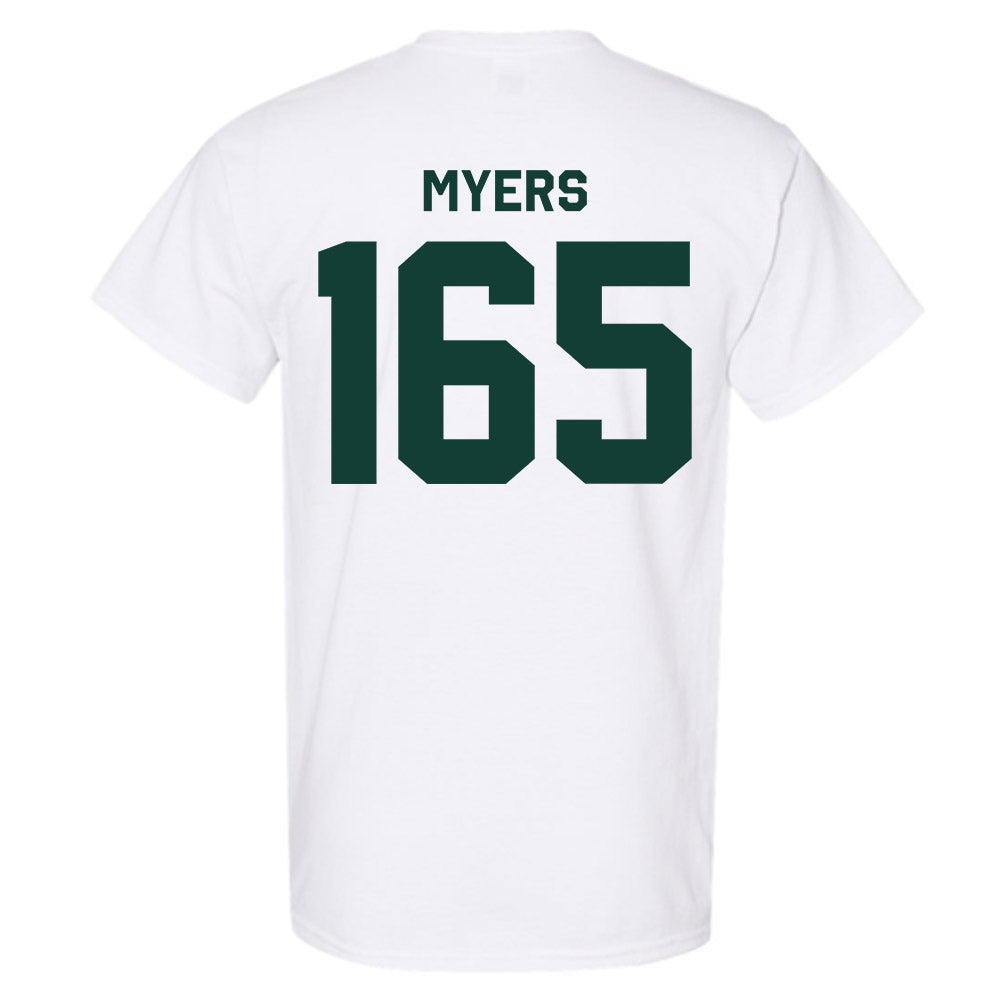 Michigan State - NCAA Wrestling : Duke Myers - Classic Shersey T-Shirt-1