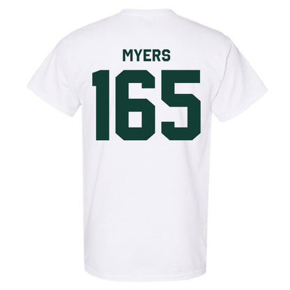 Michigan State - NCAA Wrestling : Duke Myers - Classic Shersey T-Shirt-1