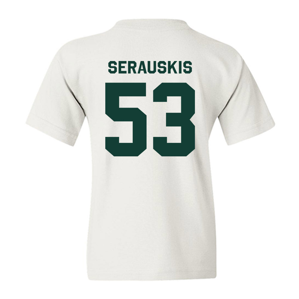 Michigan State - NCAA Football : Trey Serauskis - Classic Shersey Youth T-Shirt-1