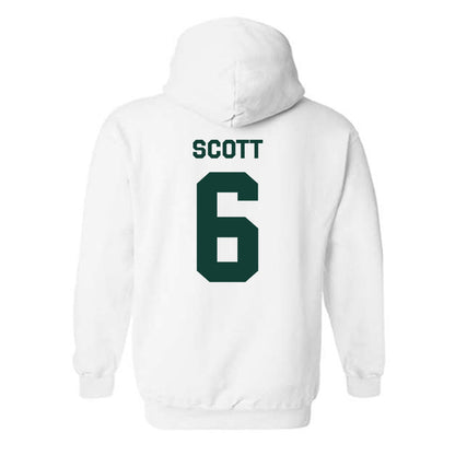 Michigan State - NCAA Men's Basketball : Jordan Scott - Classic Shersey Hooded Sweatshirt-1