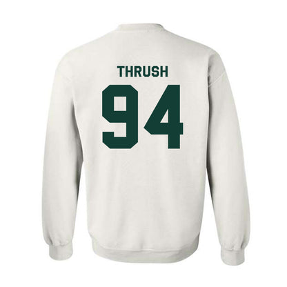 Michigan State - NCAA Football : Cal Thrush - Classic Shersey Crewneck Sweatshirt-1