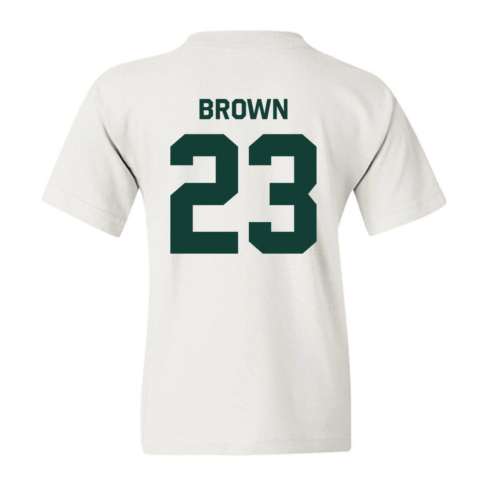 Michigan State - NCAA Women's Basketball : Jalyn Brown - Classic Shersey Youth T-Shirt-1