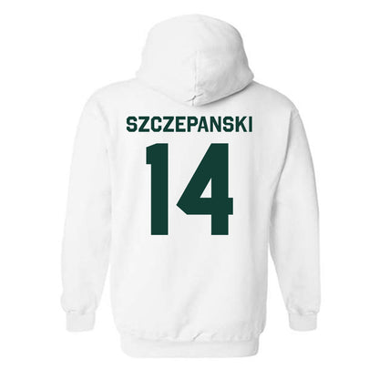 Michigan State - NCAA Baseball : Tommy Szczepanski - Classic Shersey Hooded Sweatshirt-1