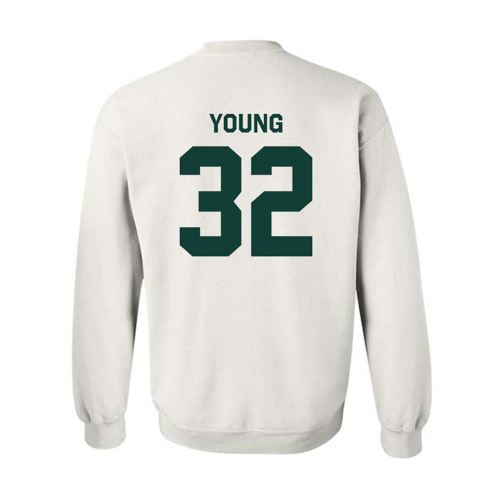 Michigan State - NCAA Football : Evan Young - Classic Shersey Crewneck Sweatshirt-1