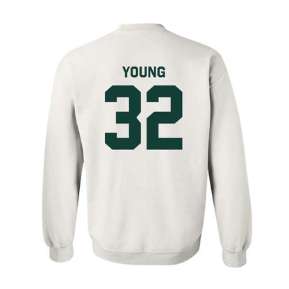 Michigan State - NCAA Football : Evan Young - Classic Shersey Crewneck Sweatshirt-1