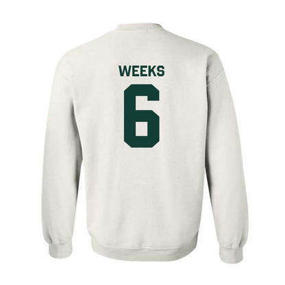 Michigan State - NCAA Baseball : Davis Weeks - Classic Shersey Crewneck Sweatshirt-1