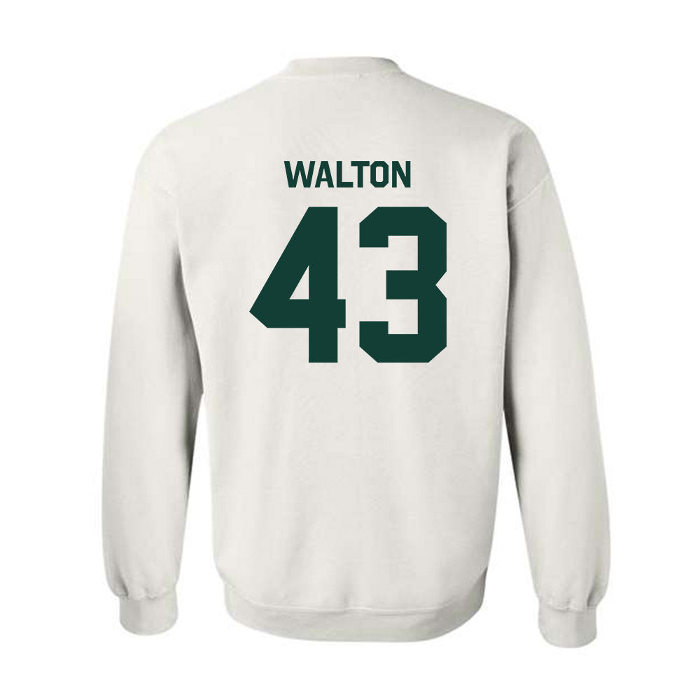 Michigan State - NCAA Men's Basketball : Colin Walton - Classic Shersey Crewneck Sweatshirt-1