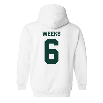 Michigan State - NCAA Baseball : Davis Weeks - Classic Shersey Hooded Sweatshirt-1