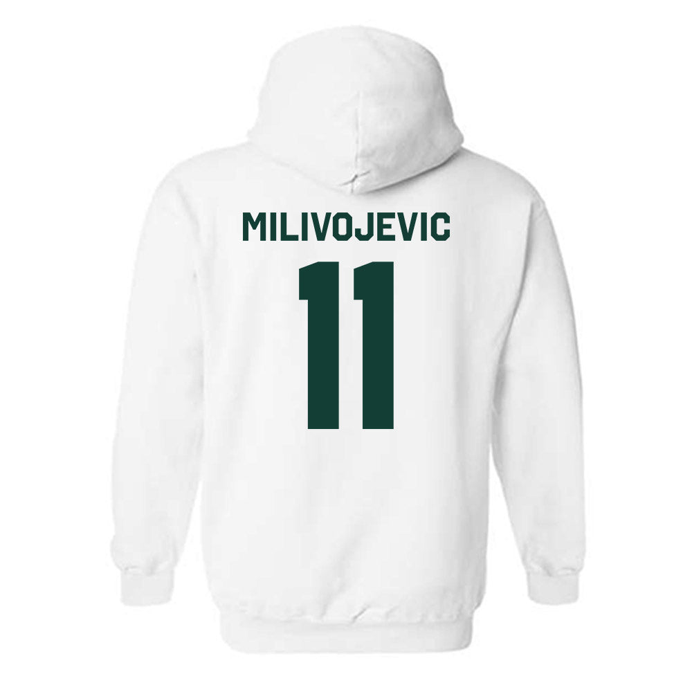 Michigan State - NCAA Football : Alessio Milivojevic - Classic Shersey Hooded Sweatshirt-1