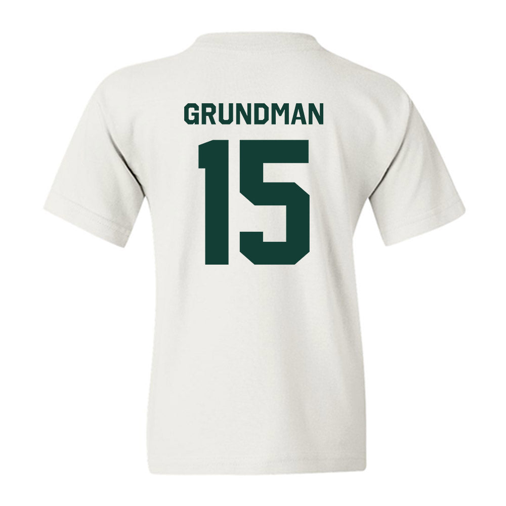 Michigan State - NCAA Baseball : Gannon Grundman - Classic Shersey Youth T-Shirt-1