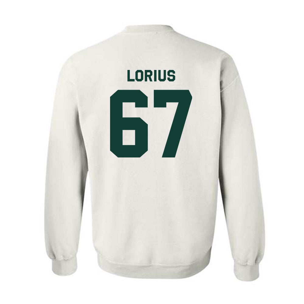 Michigan State - NCAA Football : Hayden Lorius - Classic Shersey Crewneck Sweatshirt-1