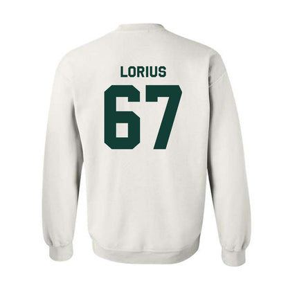 Michigan State - NCAA Football : Hayden Lorius - Classic Shersey Crewneck Sweatshirt-1