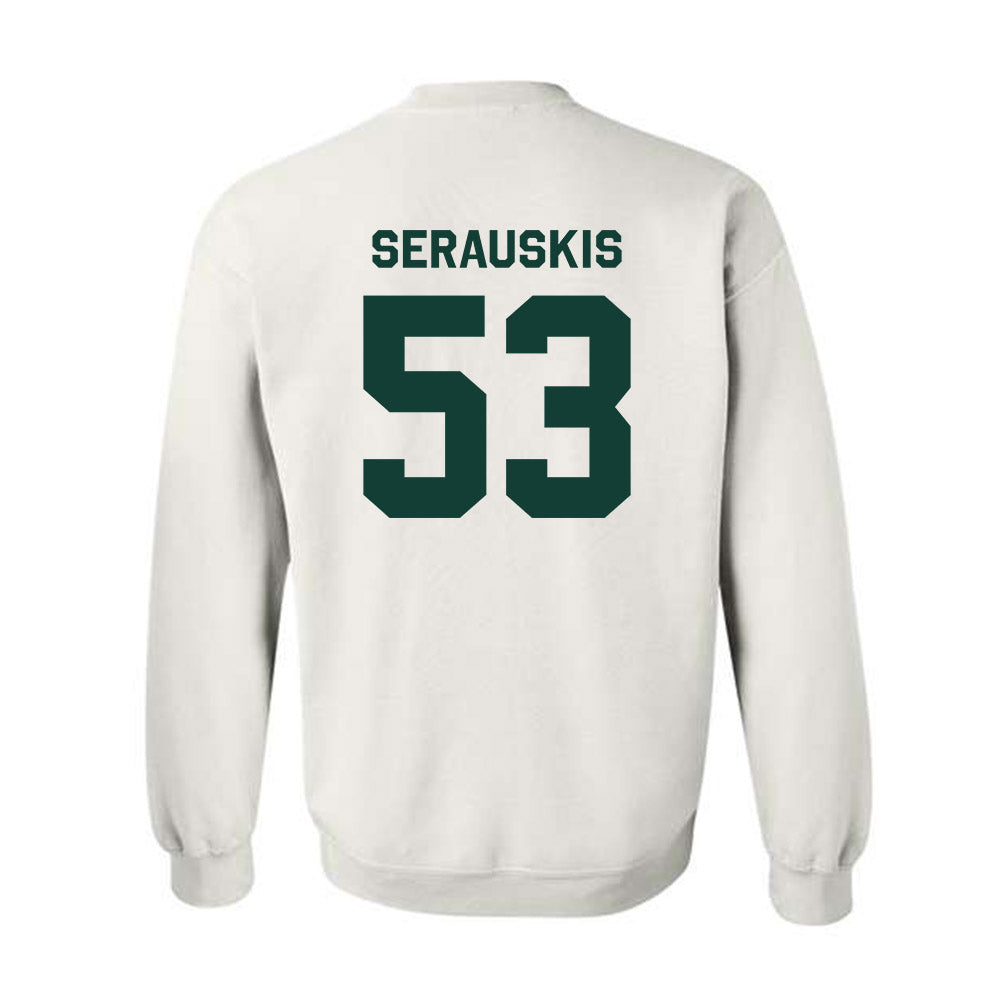 Michigan State - NCAA Football : Trey Serauskis - Classic Shersey Crewneck Sweatshirt-1