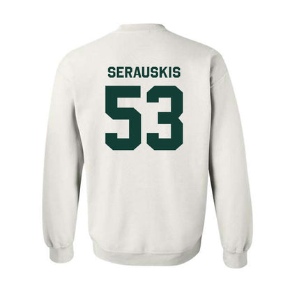 Michigan State - NCAA Football : Trey Serauskis - Classic Shersey Crewneck Sweatshirt-1
