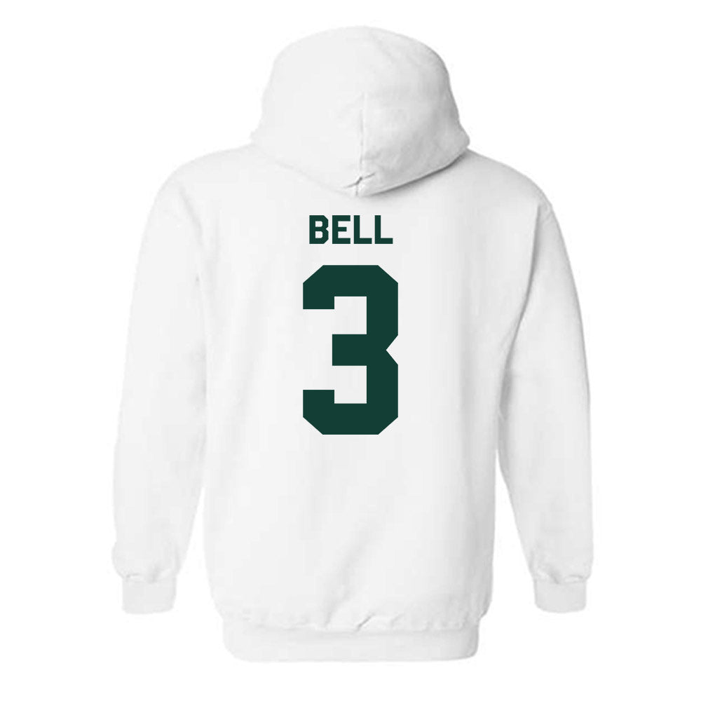 Michigan State - NCAA Football : Tre Bell - Classic Shersey Hooded Sweatshirt-1