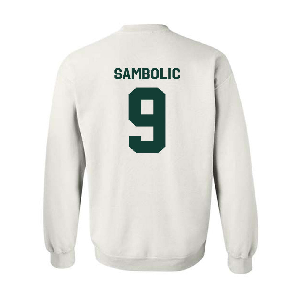 Michigan State - NCAA Women's Basketball : Sara Sambolic - Classic Shersey Crewneck Sweatshirt-1