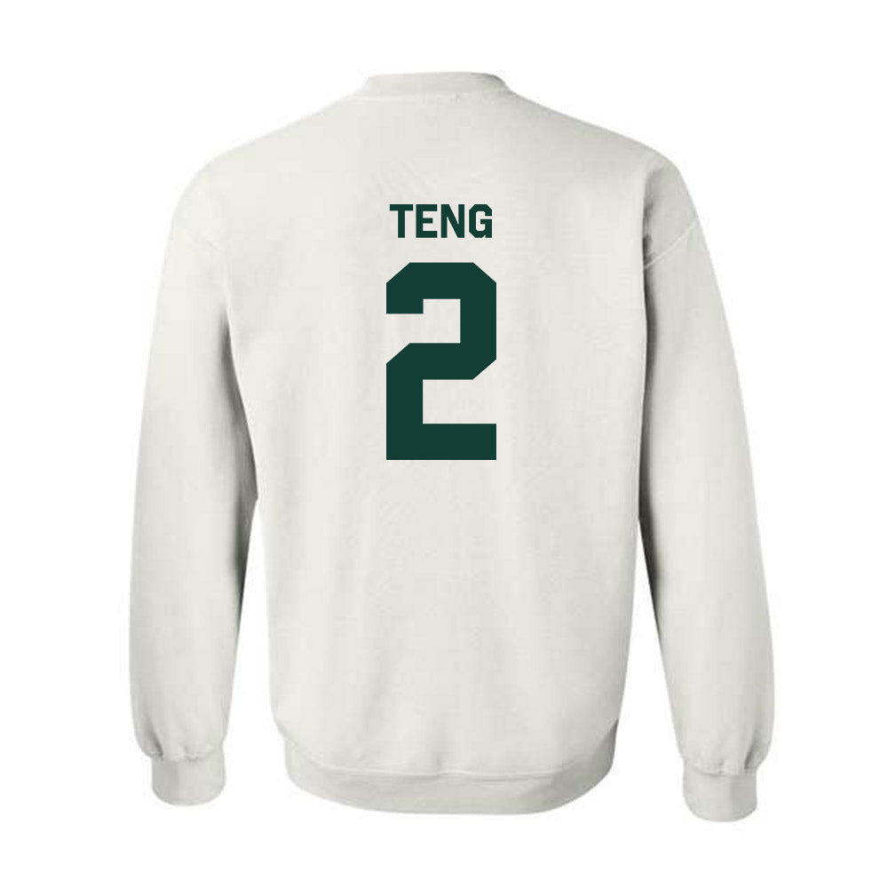 Michigan State - NCAA Men's Basketball : Kur Teng - Classic Shersey Crewneck Sweatshirt-1