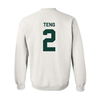 Michigan State - NCAA Men's Basketball : Kur Teng - Classic Shersey Crewneck Sweatshirt-1