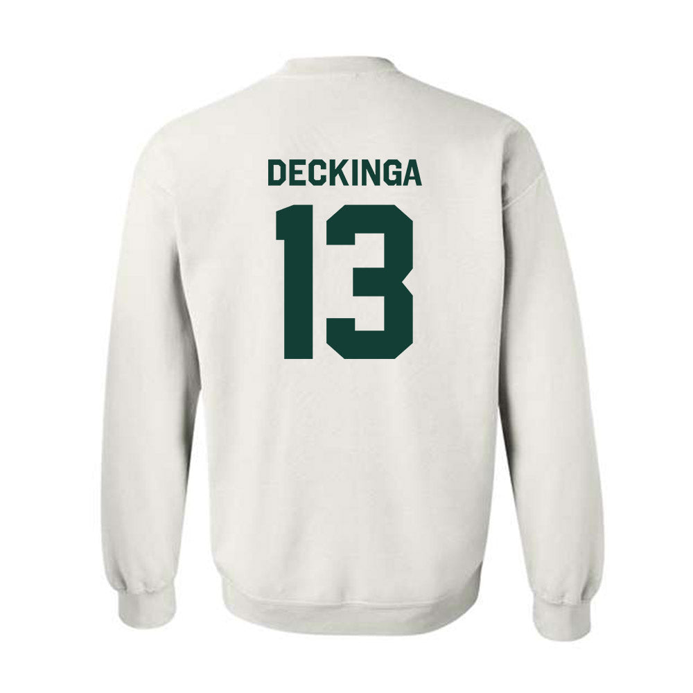 Michigan State - NCAA Baseball : CJ Deckinga - Classic Shersey Crewneck Sweatshirt-1