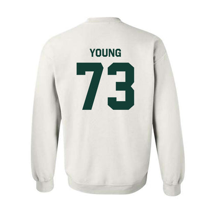 Michigan State - NCAA Football : Rustin Young - Classic Shersey Crewneck Sweatshirt-1
