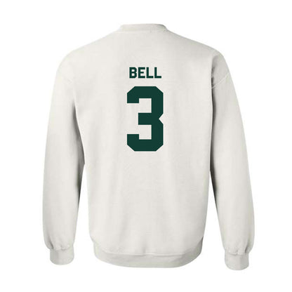 Michigan State - NCAA Football : Tre Bell - Classic Shersey Crewneck Sweatshirt-1
