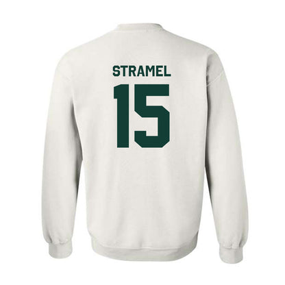 Michigan State - NCAA Men's Ice Hockey : Charlie Stramel - Classic Shersey Crewneck Sweatshirt-1