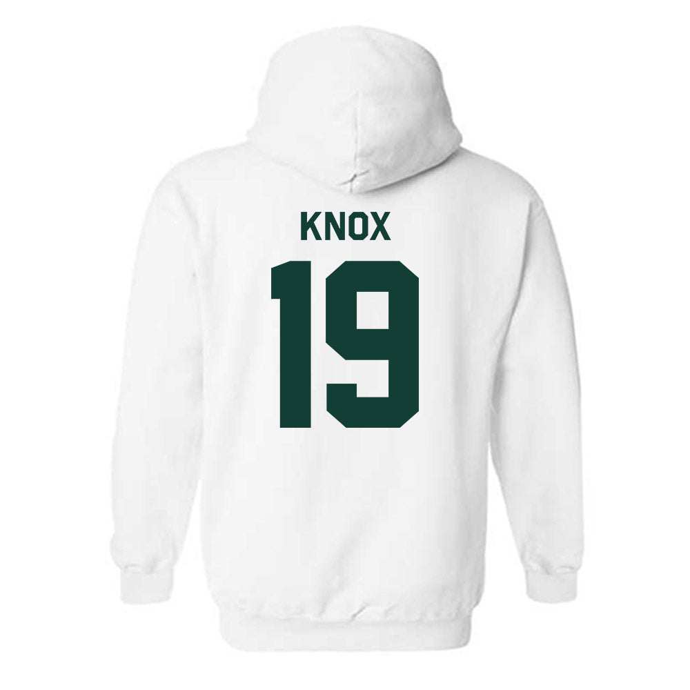 Michigan State - NCAA Men's Soccer : JEB Knox - Classic Shersey Hooded Sweatshirt-1