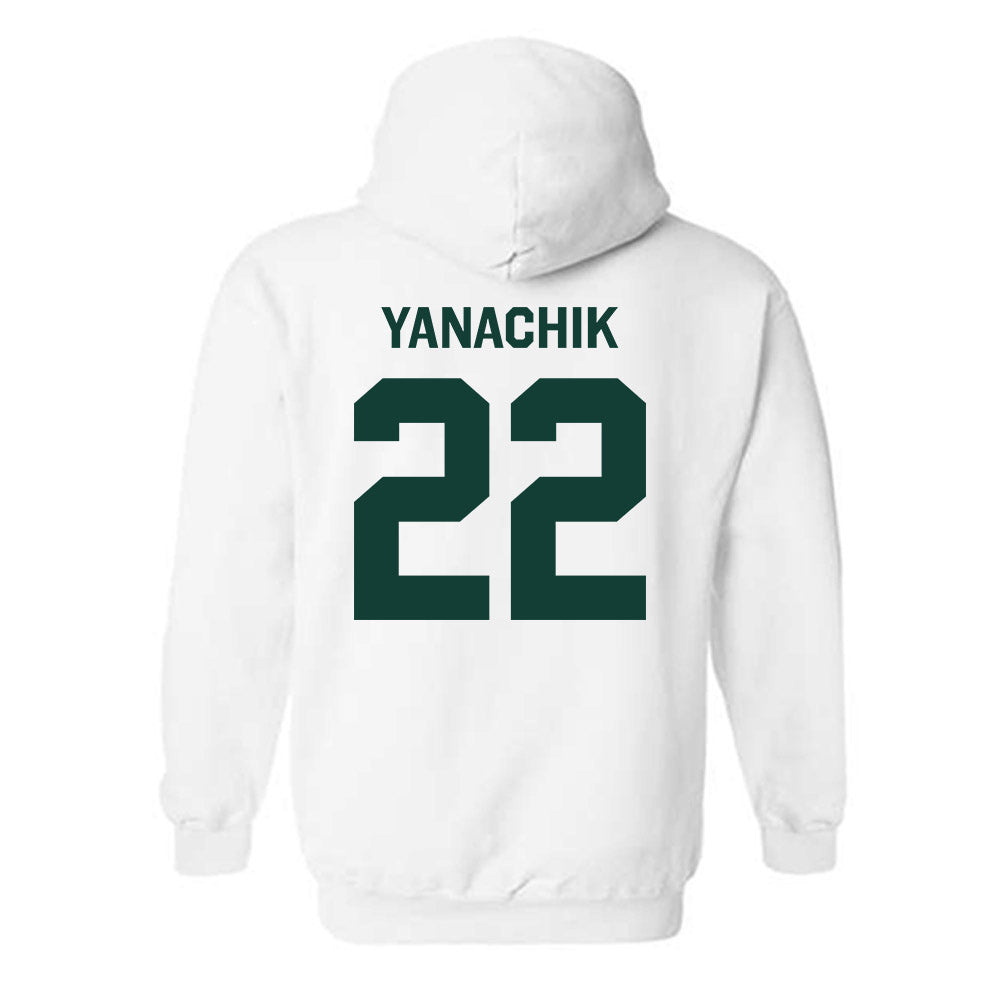 Michigan State - NCAA Football : Jack Yanachik - Classic Shersey Hooded Sweatshirt-1