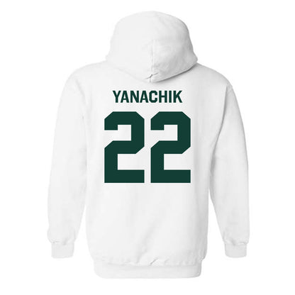 Michigan State - NCAA Football : Jack Yanachik - Classic Shersey Hooded Sweatshirt-1