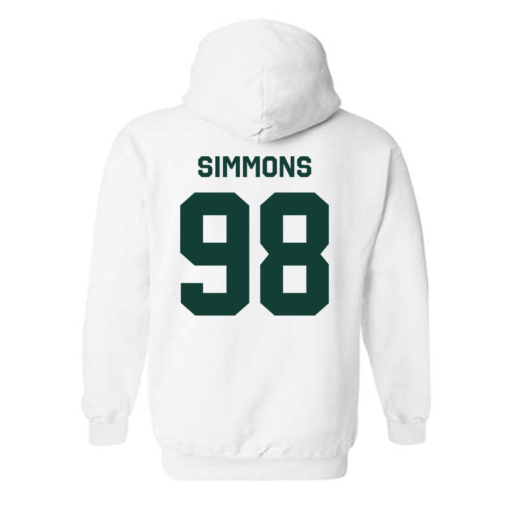 Michigan State - NCAA Football : Derrick Simmons - Classic Shersey Hooded Sweatshirt-1