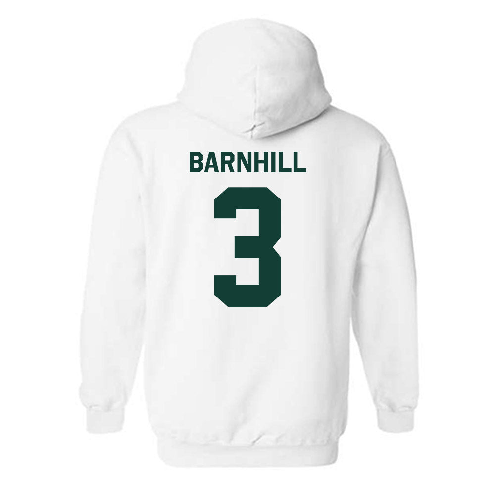 Michigan State - NCAA Men's Ice Hockey : Sean Barnhill - Classic Shersey Hooded Sweatshirt-1
