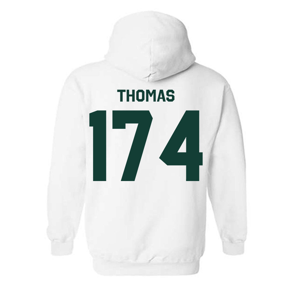 Michigan State - NCAA Wrestling : Cory Thomas - Classic Shersey Hooded Sweatshirt-1