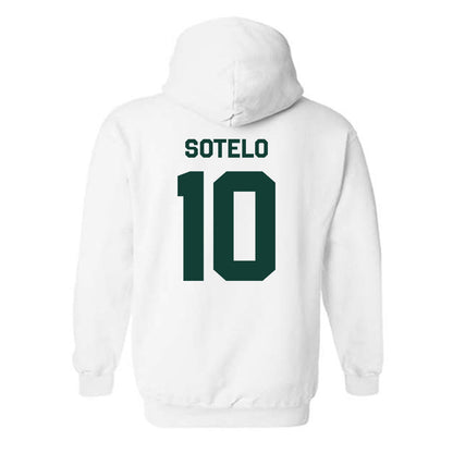 Michigan State - NCAA Women's Basketball : Ines Sotelo - Classic Shersey Hooded Sweatshirt-1
