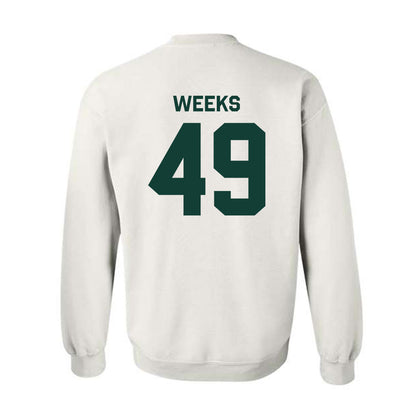 Michigan State - NCAA Football : Alex Weeks - Classic Shersey Crewneck Sweatshirt-1